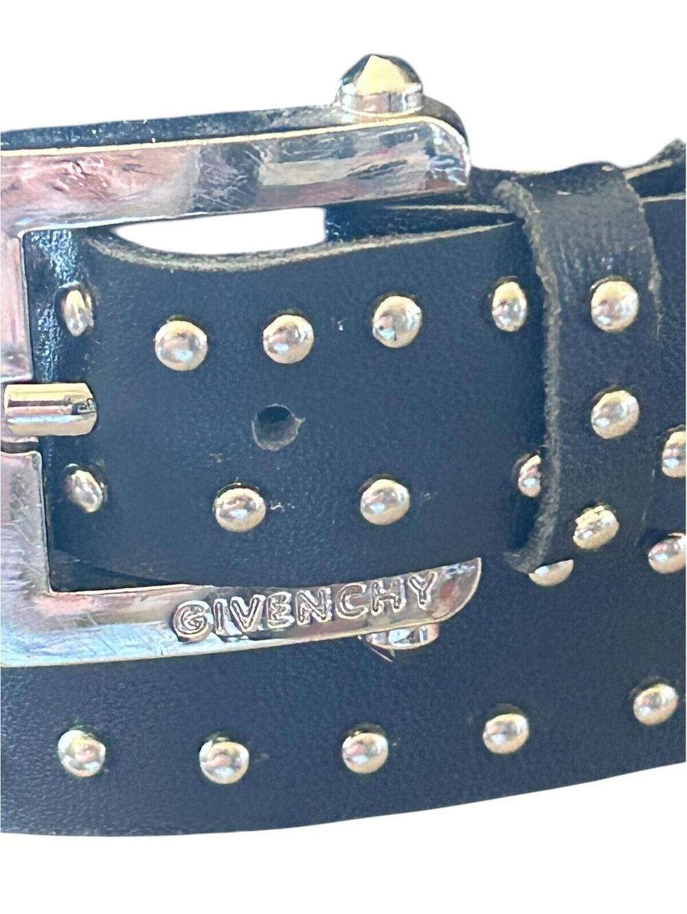 Givenchy Studded Biker Boots Black Leather Harness Moto EU 38/ US 7.5 - Picture 6 of 15
